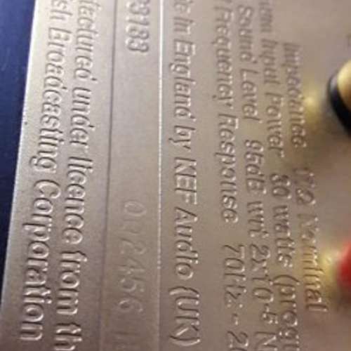 KEF BBC LS3/5A class 2 monitors...