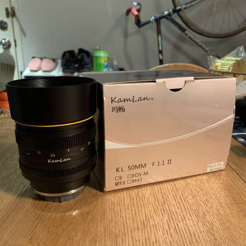 Kamlan 50mm F1.1 II (X-Mount, XF, Fujifilm)