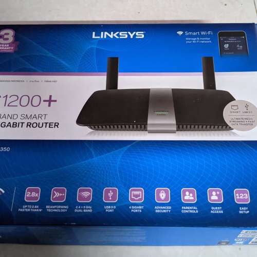 Linksys ea6350 AC1200 wifi router 路由器