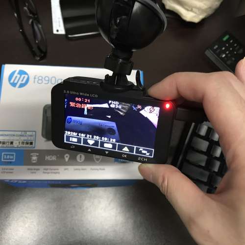 HP F890g 車 cam 行車記錄器