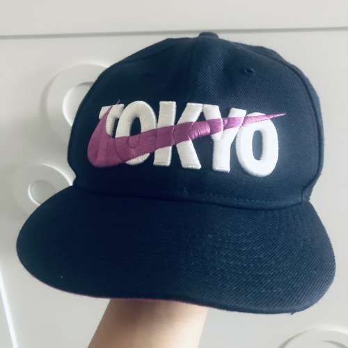 全新NIKE TOKYO深藍色Cap帽