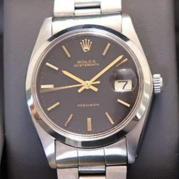 Rolex 6694 罕有，啞灰黑面，金針，全完装正錶。