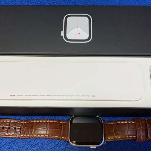 Apple watch 5 44mm 銀色 GPS + Apple care, 保養去到2022年6月, 元朗交收, $2500. ...