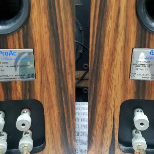 ProAc 30週年紀念版 tablette Annivesary 黑檀版書架喇叭