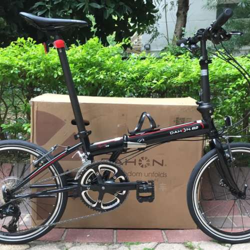 2020 新款 DAHON GLO SP18 ( KAC083 )18速鉻鉬鋼車架折叠車 送水架前後蛙燈叮叮