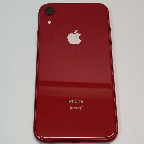 iPhone XR 128g 紅色 99%new 完美無花 電池87 2436