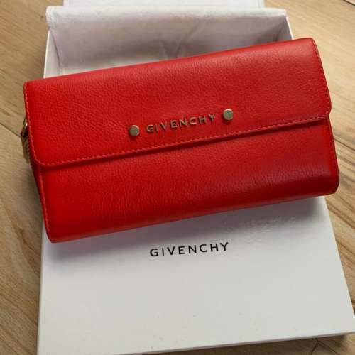 Givenchy zipper wallet 紅色長銀包 Christmas Gift