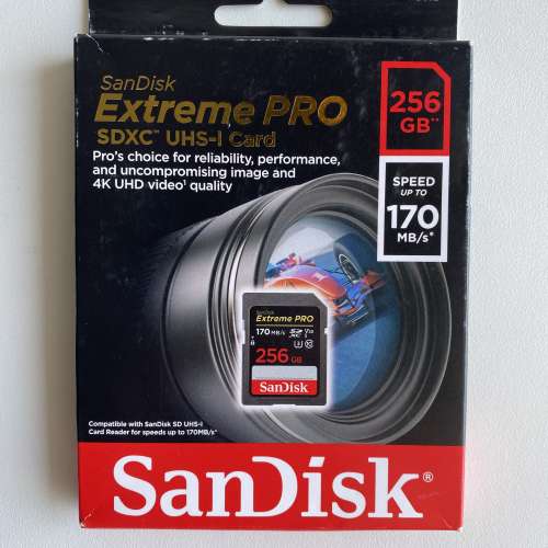 全新 SanDisk Extreme Pro 256GB