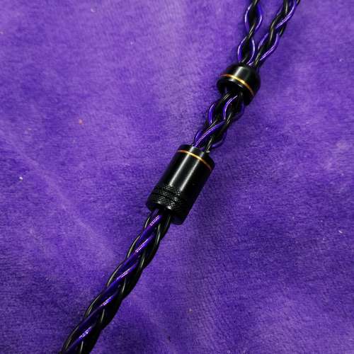 紫冥 極級7N退火銅mix金銀銅耳機線升級線Shure QDC 64audio fender campfire westo...