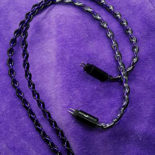 紫冥 極級7N退火銅mix金銀銅耳機線升級線Shure QDC 64audio fender campfire westo...