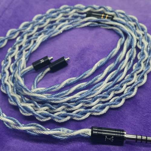 限時特惠粗芯7N單晶銀銅合金mix銅鍍銀升級線Shure QDC fender campfire westone in...