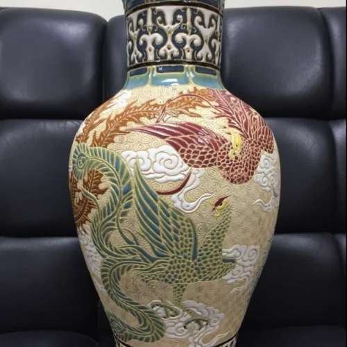舊龍鳯大花瓶