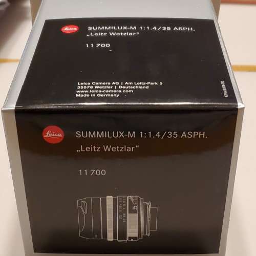 Leica Summilux-M 1.4/35mm FLE  "LEITZ WETZLAR"