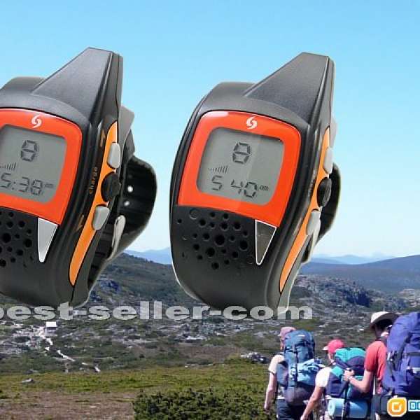 GALAXY G-077ST手錶對講機 (—對) USB 充電, 旅行 行山 遠足 upto 7公里, 合法409頻...