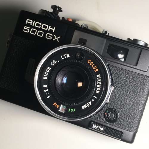 90% New Ricoh 500gx Black rangerfinder film camera