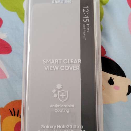 Samsung Note 20 Ultra 全透視感應皮套 銀色 全新未開封