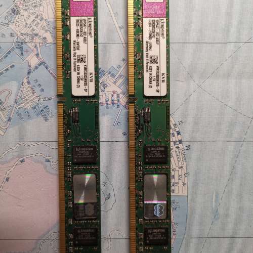 Kingston DDR3 1333 PC10600 2GB RAM 2條共4GB