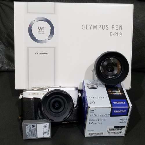 98% New Olympus PEN E-PL9 Kit +Olympus M.Zuiko Digital 17mm F1.8