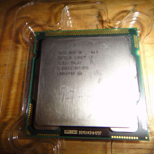 Intel® Core™ i7-860 處理器 2.80 GHz 8M 快取記憶體 連原裝銅蕊風扇 Socket 1156