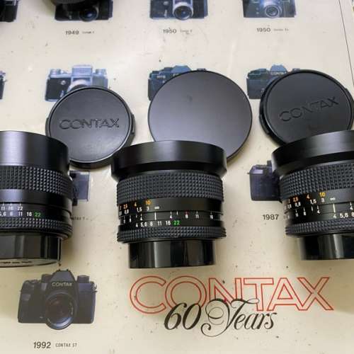 3 Pcs of Contax MM Lens special price for sell :