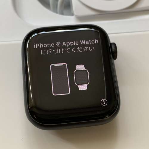 99%New US Apple Watch S5 (GPS) Gray Alum Case 44mm Black Sports,保到3-7-2021