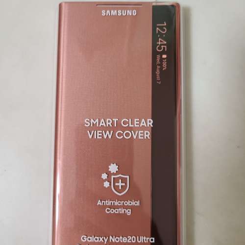 全新三星原廠未開封 Samsung Galaxy Note 20 Ultra smart clear view cover 銅色
