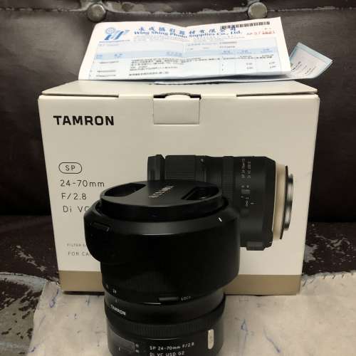 超平 新淨靚仔 行貨有保用 Tamron 24-70 24-70mm F2.8 VC G2 Canon