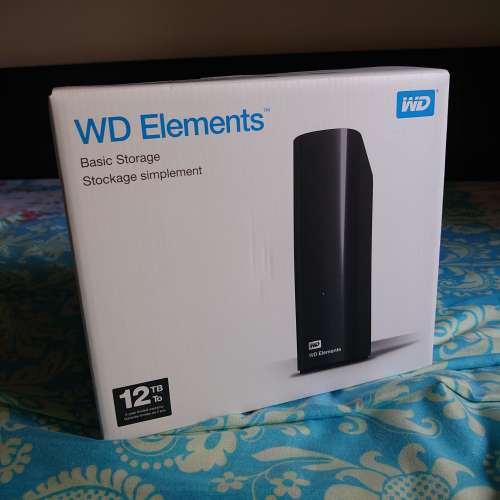 全新 WD elements 12TB 外置硬碟