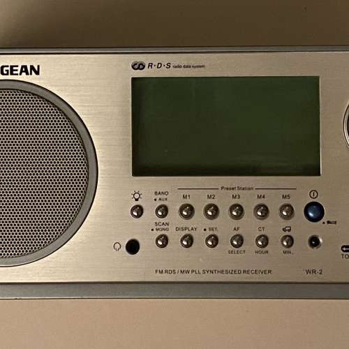 Sangean AM FM 收音機鬧鐘
