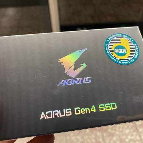 全新gigabyte 500GB Aorus PCIe Gen4 x4 nvme m.2 SSD