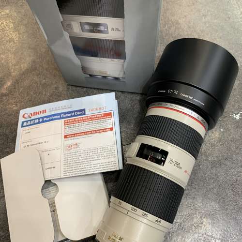 99%new Canon EF 70-200mm f4 L IS