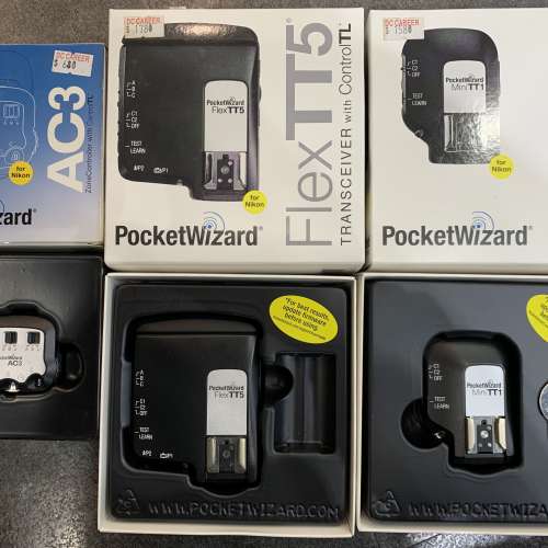 平賣 Pocketwizard TT1 TT5 AC3 for Nikon