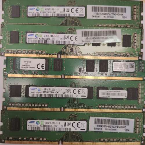 DDR3 4G PC RAM （5條220HKD）