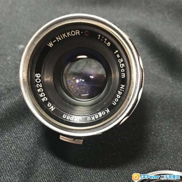 W-Nikkor nikon 3.5cm f1.8 s-Mount Leica l39 接環