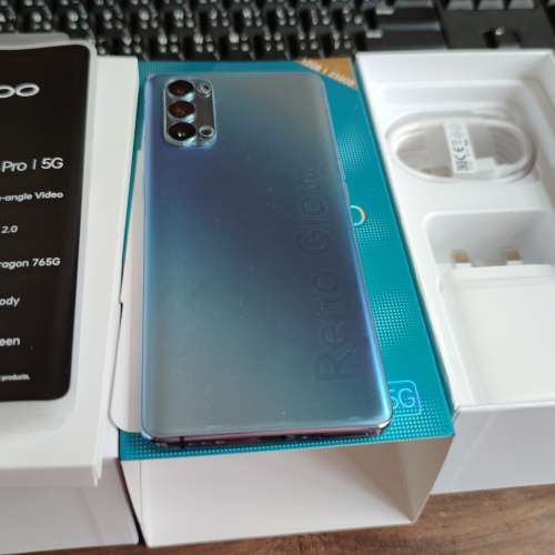 行貨99%新Oppo Reno4 pro藍色