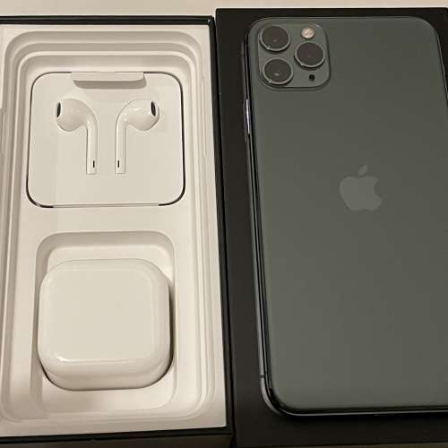 【有保養】iPhone 11pro Max 午夜綠|Midnight Green 256GB