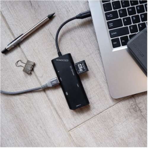 MOXIE USB-C 7 in 1 Multi-Port Hub