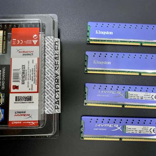 Kingston Hyper X DDR3 1600Mhz 行貨有保養 8GB 16Gb 32GB