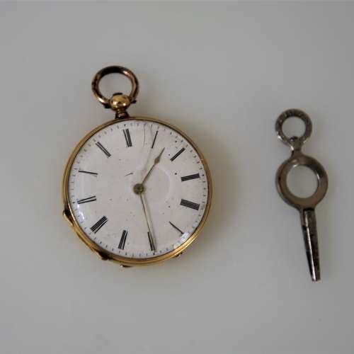 Patek Philippe lady pocket watch 33mm (1865s) 罕有古董百達翡麗女裝18K金袋錶編...