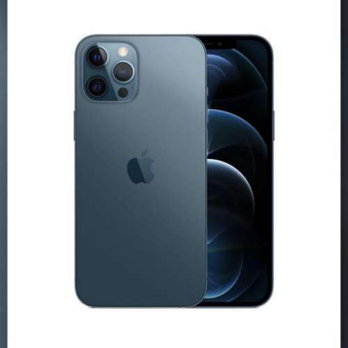 IPhone 12 Pro Max 512GB 藍色，(全新未開封，有Apple Store單)