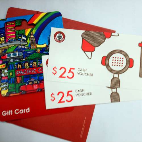 8折出讓pacific coffee gift card及cash voucher