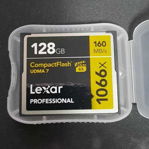 Lexar 128GB 1066x 160mb/s   Sandisk Extreme PRO 128GB 160MB/s