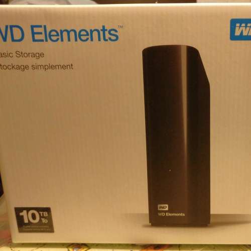 全新Western Digital WD Elements 10TB USB 3.0 外置硬碟 Harddisk HDD盤 非SSD 有...