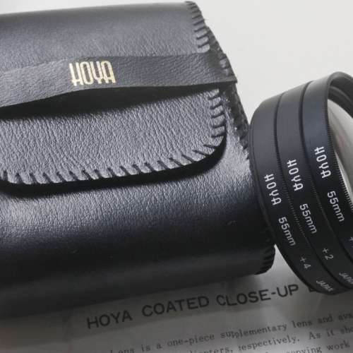 HOYA 55mm HMC Close-Up高質名廠近攝套裝(+1,+2,+4)除微距拍攝亦可作多種用途