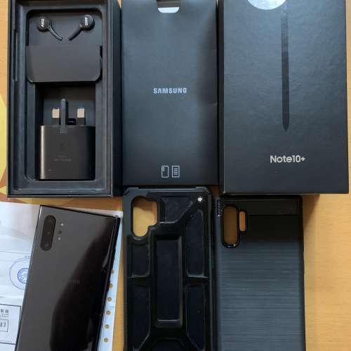 行貨黑色Samsung Galaxy Note10+ 12GB+256