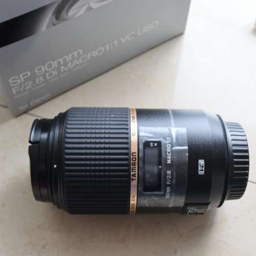 Tamron SP 90mm F/2.8 Di MACRO 1:1 VC USD (Model F004) for Canon