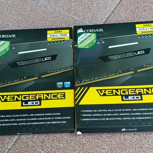 CORSAIR DDR4 3000 16GB(2*8GB) 套裝