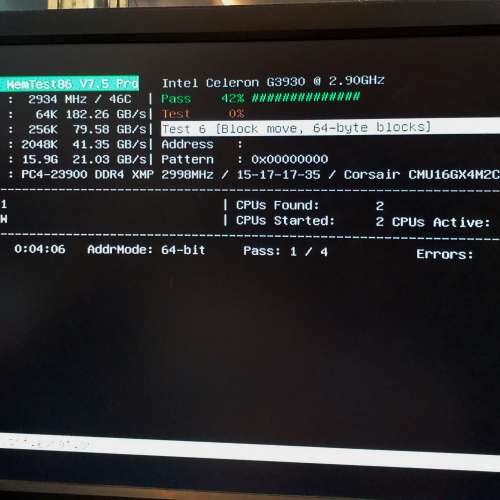CORSAIR DDR4 3000 16GB(2*8GB) 套裝