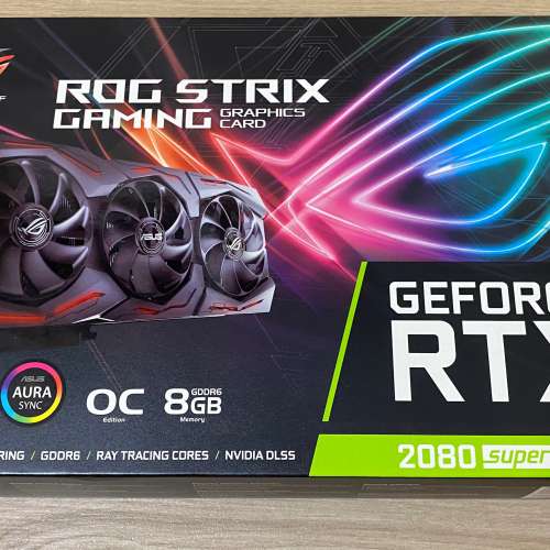 ASUS ROG Strix GeForce® RTX 2080 Super O8G 行貨有單有盒有保養