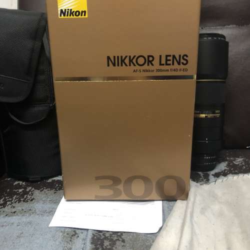 超平 極新淨全套有盒行貨 Nikon AFS 300 300mm F4 摩打全正常